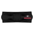 Creative Knitwear Georgia Bulldogs Infant Girls Black Solid Hair Knot Headband Embroidered Logo - Size Newborn - 4T