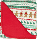 Little Sleepies Christmas Blanket, Soft Viscose from Bamboo Christmas Throw Blanket for Baby Boys & Girls, Lightweight, 50" x 50", Large (Fair Isle)