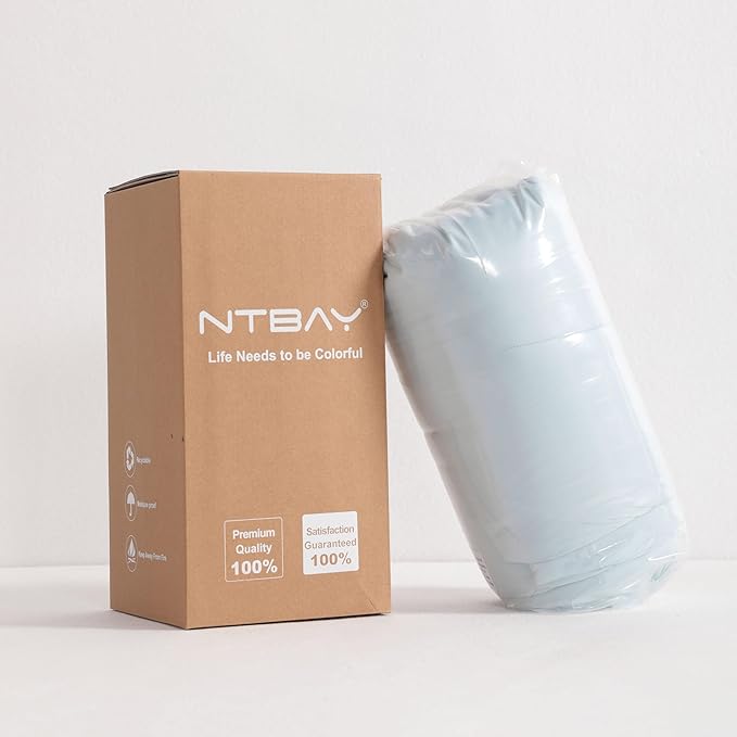 NTBAY Cooling Throw Blanket, 50x60 Inches - Japanese Double-Sided Cool Fabric with Q-Max 0.43, Soft Summer Couch Blanket for Adults, Kids and Pets, Aqua