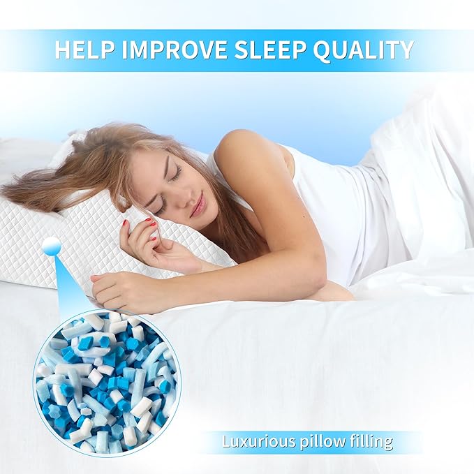 6LBS Shredded Memory Foam Filling Bean Bag Filler, Added Gel Particles Comfortable and Soft,Very Suitable for Filling Bean Bags, Pillows,Dog beds, Couch Cushion