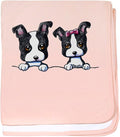 CafePress KiniArt Boston Terrier Baby Blanket, Super Soft Newborn Swaddle