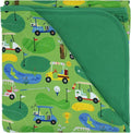 Little Sleepies Cloud Blanket, Soft Viscose from Bamboo Toddler & Baby Blanket for Boys & Girls, Lightweight, Perfect for Hot Sleepers, 50" x 50", Large (Fairway Fun)