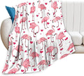 Flamingo Blanket Gifts for Girls Women Lovers - Pink Throw for Kids Adults - Soft Warm Cozy Fleece for Couch Sofa Bed 40"x50"