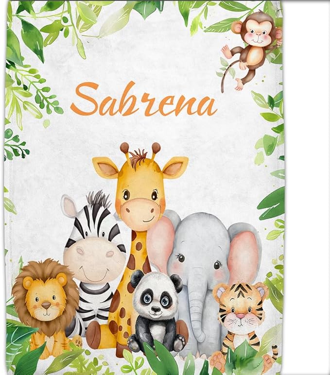 Custom Baby Blanket,Personalized Blankets for Kids with Names,Customized Blankets with Name for Boy,Personalized Baby Blanket for Girl Customized Blanket,Gift for Birthday Christmas(30"X40")