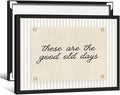 These Are the Good Old Days Wall Art Inspirational Quotes Poster 12x16 inch Black Framed Modern Minimalist Positive Affirmations Canvas Prints for Office Bedroom Wall Decor