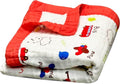 100% Cotton Muslin Baby Blanket | Soft & Breathable 6-Layer Swaddle & Receiving Blanket | Lightweight Quilt for Newborns, Infants & Toddlers | Gender-Neutral (Vroom Vroom)