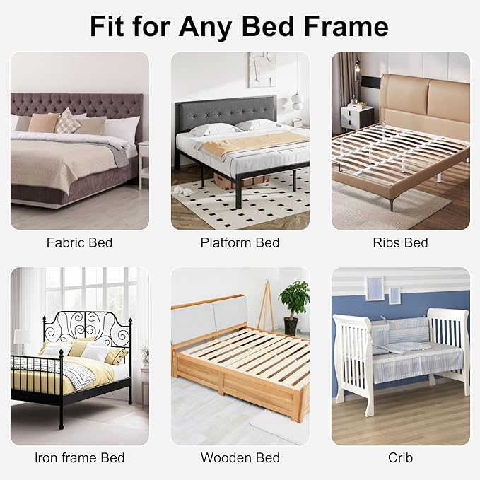 Bed Rail for Toddlers,Swing Down Kids Beds Rails Guard for Twin,Full,Queen,Bunk Size Bed,Extra Tall Child Bed Rail Guard with Reinforced Anchor Safety System(Grey,40 Inch,1 Side)