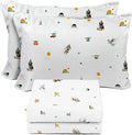Sunny Side Up Kids Sheet Set with Fitted, Flat Sheets & Pillow Cover - Ultra-Soft Bedding with Pillowcase for Room Decor, White - The Mandalorian, 4 Piece Full