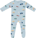 KYTE BABY Unisex Zipper Closure Footies, Rayon Made From Bamboo, 0-24 Months