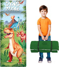 Toddler Nap Mat Kids Sleeping Bag 59‘’×24‘’, Soft Slumber Bag with Removable Pillow for Kids Girls Boys,Roll Up Sleeping Mat Lightweight for Camping,Daycare, Kindergarden