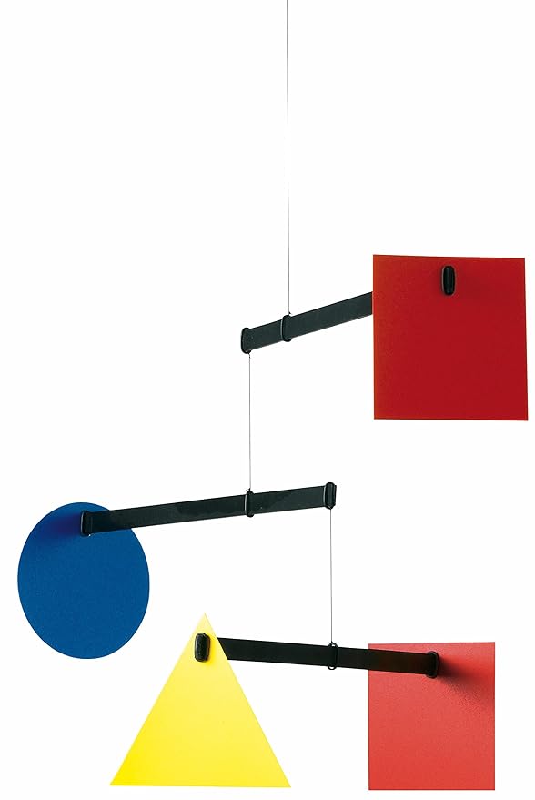 Flensted Abstract Bauhaus Mobile Size: Large (red Yellow Blue)