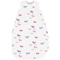 Woolino Merino Wool and Organic Cotton Baby Sleeping Bag - 4 Season Classic Sleep Sack - Two-Way Zipper Sleeping Bag for Baby and Toddler - 0-6 Months - Butterfly