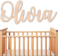 Personalized Wooden Baby Name Sign - Custom Name Wall Decor for Nursery - Boy & Girl Name Signs - Baby Announcement Sign - Wooden Custom Name Signs for Wall - Ideal Nursery Name Signs