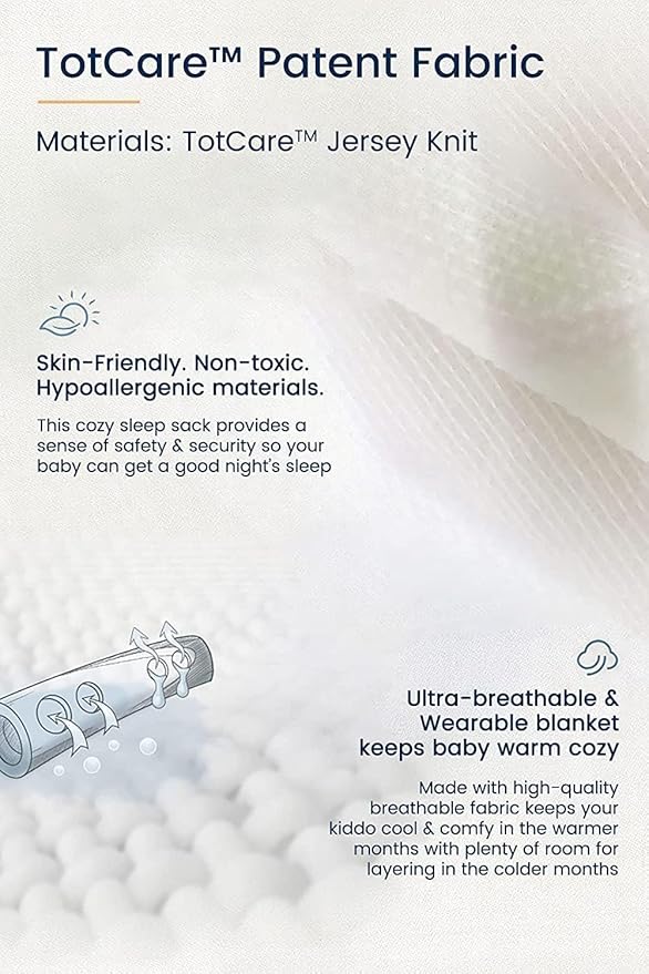 TotAha Baby Sleep Sack 15-18-24 Months Babies Wearable Blanket Buttery Soft Sleepsacks 2-way Zipper Light Sleeping Bag 0.5 TOG, 3-Pack