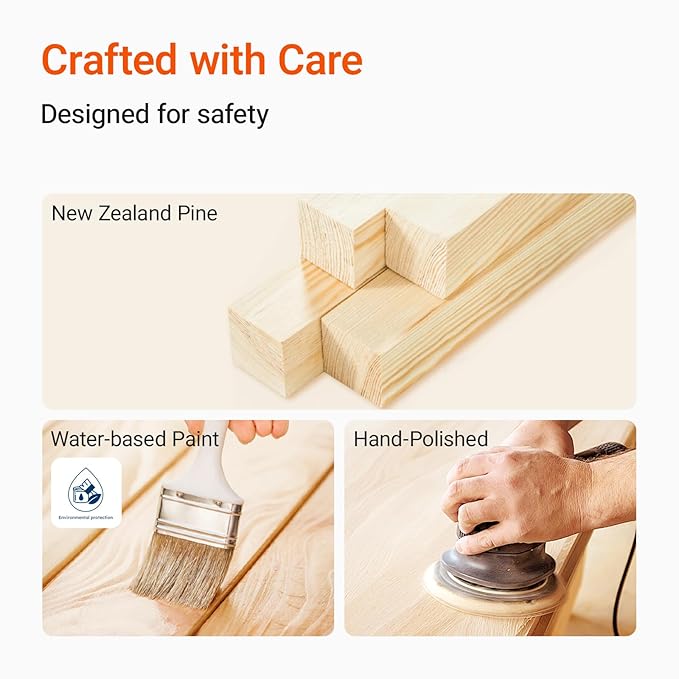 MAMAZING EvoNest Baby Crib, 6 in 1 Convertible Mini Crib with Wheels, 100% New Zealand Wood Growing Bed, 4 Adjustable Mattress Height, GREENGUARD Gold Certified, Wahsed Natural
