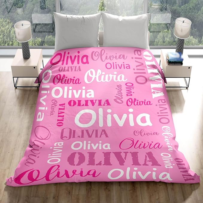 Gudina Personalized Name Blankets and Throws