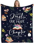 Book Lovers Gifts for Book Lovers Women, Bookish Gift for Readers, Reading Blanket, Books Club/Bookworm/Reading Gift for Women, Literary Gifts Blanket 60"*50"