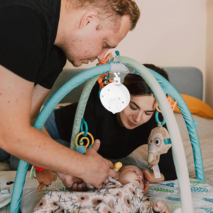 Sosoport Wind Up Nursery Musical Mobile for Crib Mobile with Rotating and Music Box Manual Control Soothing Melodies for Visual and Auditory Development Versatile Use for Bassinets and