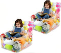 Clear Stuffed Animal Storage Bean Bag Chair Cover - Extra Large 150L, Waterproof & Easy-Clean Toy Organizer with Plastic Window,forNursery, Bedroom, Playroom (Cover Only, No Filler) (B2pcs)