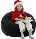 Nobildonna Bean Bag Chair Cover (No Filler) for Kids and Adults,Beanbag Stuffed Animal Storage Without Filling Plush Toys Holder and Organizer Soft Premium Corduroy 200L