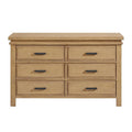 Soho Baby Mystic 6-Drawer Dresser, Honey Wood