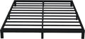 EMODA 6 Inch King Bed Frame No Box Spring Needed, Heavy Duty Metal Platform with Steel Slats, Noise Free, Easy Assembly, Black