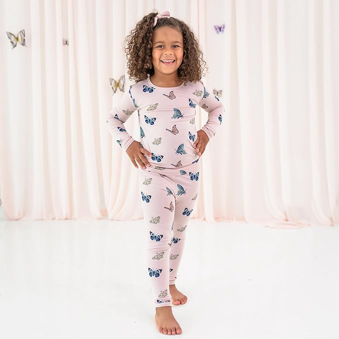 KYTE BABY Toddler Pajama Set - Pjs for Toddlers Made of Soft Bamboo Rayon Material