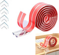Corner Protector Baby,Corner Protectors for Furniture,Crib Bumpers,Edge Protector Strip with 3M Adhesivef (13.1ft（4M） 0.8 * 0.8in with 4 Corners) Soft and Safe