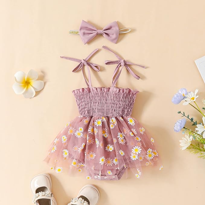 Meihuida Newborn Baby Girl Sleeveless Rompers Summer Clothes Cotton Bodysuit with Headband