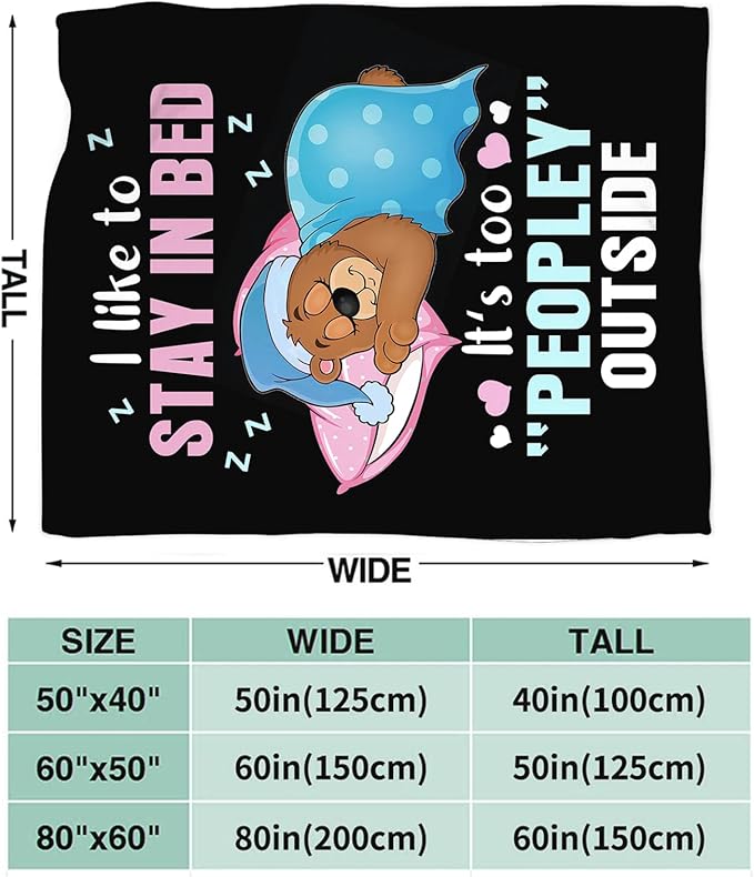 Funny Bear Throw Blanket Bear Gifts for Girls Boys Women Men Kids Adults Soft Flannel Fleece Blanket for Couch Sofa Bed Home Decor 60"x80"
