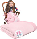 Blankets - Thermal Waffle Warm Baby Blanket for Crib - Soft and Cozy Baby Crib Blanket for Nursery, Stroller, or Naptime Comfort - Ideal Shower Gift - Pink, Nylon Trim (36" x 50")
