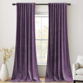 StangH Lavender Velvet Curtains, Room Darkening Soft Velvet Drapes for Bedroom Living Room, Thermal Insulated Window Treatment with Back Tab, Energy Efficient Privacy Protect, 52x84 inch, 2 Panels