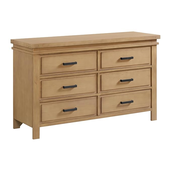 Soho Baby Mystic 6-Drawer Dresser, Honey Wood