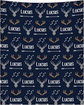 Personalized Baby Blanket with Name, Custom Baby Blanket for Boys or Girls, Soft Flannel Throw for Newborns & Kids