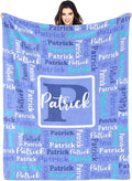 Dr.TOUGH Name Blanket Personalized Blanket for Adult Kids Flannel Customized Personalized Blankets and Throws