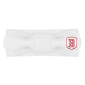 Creative Knitwear Bradley Braves Infant Girls White Solid Hair Knot Headband Embroidered Logo - Size Newborn - 4T