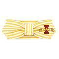 Creative Knitwear Iowa State Cyclones Infant Girls Gold/White Striped Hair Knot Headband Embroidered Logo - Size Newborn - 4T