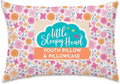 Little Sleepy Head Youth Pillow with Pillowcase 16x22, Soft Jumbo Toddler Pillows, Hypoallergenic Pillow Case - Best Kids Pillows for Sleeping, Perfect Kids Travel Pillows (Whimsy Garden)