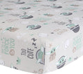 Lambs & Ivy Star Wars Cozy Friends Baby Yoda/Grogu Fitted Crib Sheet