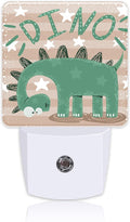 Night Light for Kids Girls Boys, Cute and Funny Dinosaur LED Night Light Plug into Wall with Dusk to Dawn Sensor for Room Decor, Hallway, Kitchen, Bathroom, Nursery, Stairs
