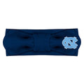 Creative Knitwear North Carolina Tar Heels Infant Girls Navy Solid Hair Knot Headband Embroidered Logo - Size Newborn - 4T