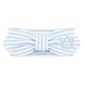 Creative Knitwear Auburn Tigers Infant Girls Light Blue/White Striped Hair Knot Headband Embroidered Logo - Size Newborn - 4T