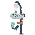 NoJo Explore Dream Discover Light Blue, Navy, and Aqua Submarine Plush Musical Mobile