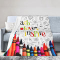 Teacher Blanket Best Teacher Throw Blanket Super Soft Flannel Lightweight Fluffy Plush Cozy Fuzzy Fleece Appreciation Decor Gifts Blanket for Dog Lover Kids Boys Adults Man for Bed Sofa 60"X80"