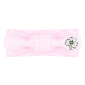 Creative Knitwear Notre Dame Fighting Irish Infant Girls Pink Solid Hair Knot Headband Embroidered Logo - Size Newborn - 4T