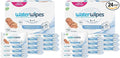 WaterWipes Sensitive+ Newborn & Baby Wipes, 3-In-1 Cleans, Cares, Protects, 99.9% Water, Unscented & Hypoallergenic, 1440 Count (24 Packs)