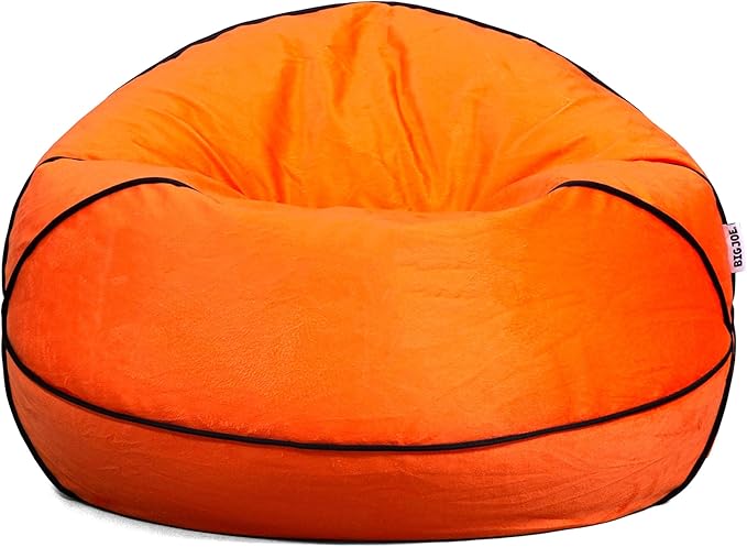 Big Joe Sports Ball Child-Sized Bean Bag Chair, Basketball Plush, Soft Polyester, 2.5 feet