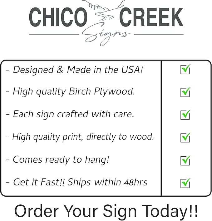 Chico Creek Signs Custom Nursery Sign, Woodland Theme Nursery Name Sign for Nursery Decor, Wall Art for Kids Room, Nursery Decor For Boys Room, Baby Shower Gifts, Newborn Gift (10""), Green