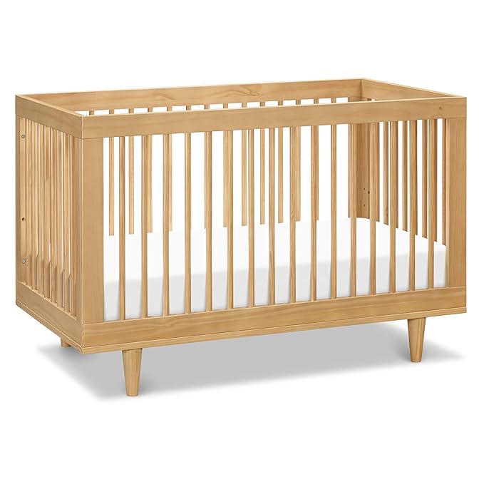 DaVinci Marley 3-in-1 Convertible Crib in Honey, Greenguard Gold and FSC® Certified