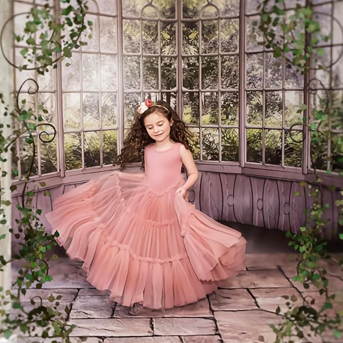 Kate Photography Floor Mats Vintage Brick Stone Wall Floor Backdrop Newborn Photography Props Rubber Floor Backdrop Mat for Professional Photo Studio 8x5ft